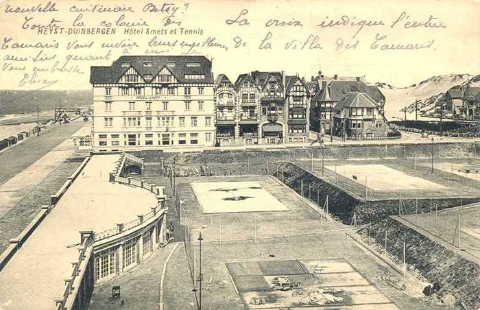 Duinbergen, Hôtel Smets et Tennis