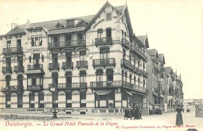 Duinbergen, Le Grand Hôtel Pauwels et la Digue