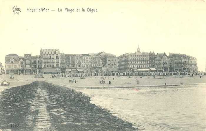 Heyst s/Mer - La Plage et la Digue
