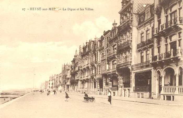 Heyst-sur-Mer - La Digue et les Villas