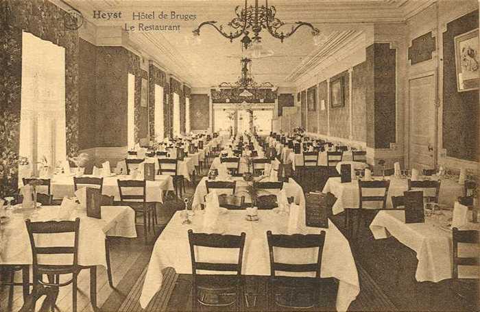 Heyst - Hôtel de Bruges - Le restaurant