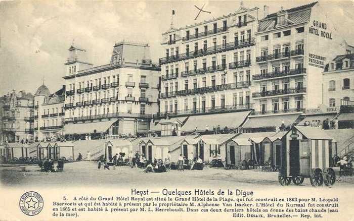 Heyst - Quelques Hôtels de la Digue