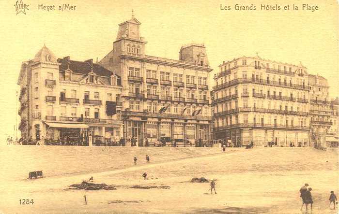 Heyst sur Mer - Les Grands Hôtels et la Plage