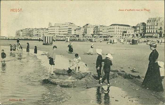 Heyst - Jeux d'enfants sur la Plage