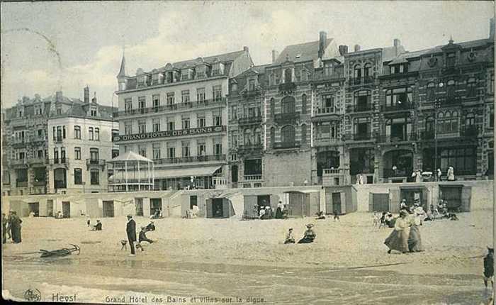 Heyst - Grand Hôtel des Bains et villas sur la digue