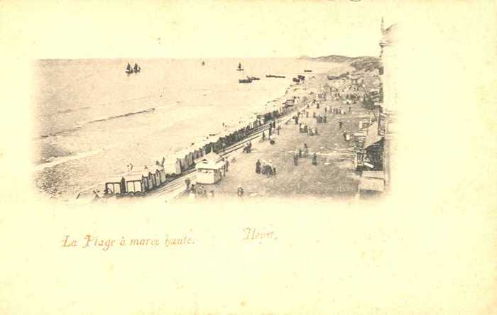 Heyst - La Plage à marée haute