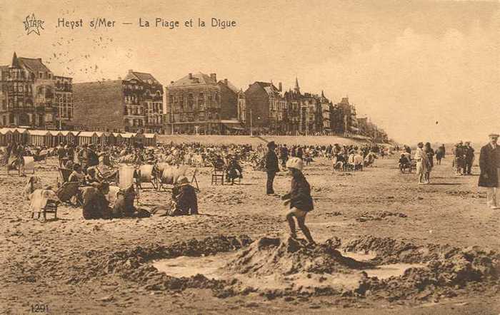 Heyst s/Mer - La Plage et la Digue