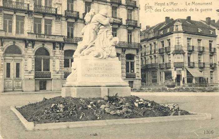 Heyst s/Mer - Le Monument des Combattants de la guerre