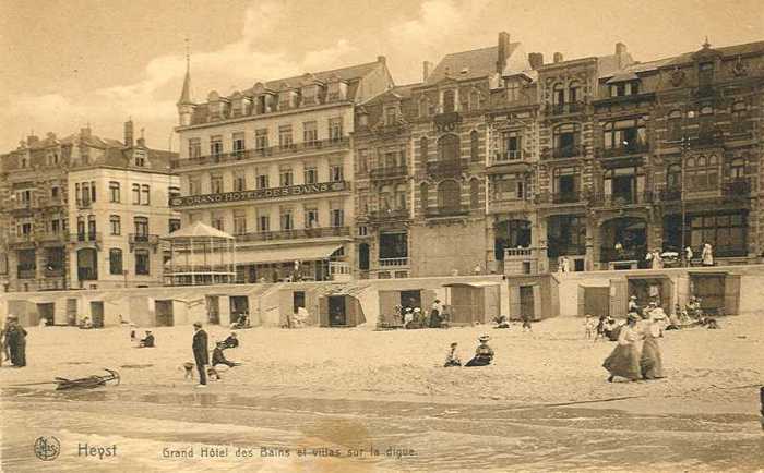 Heyst - Grand Hôtel des Bains et villas sur la digue