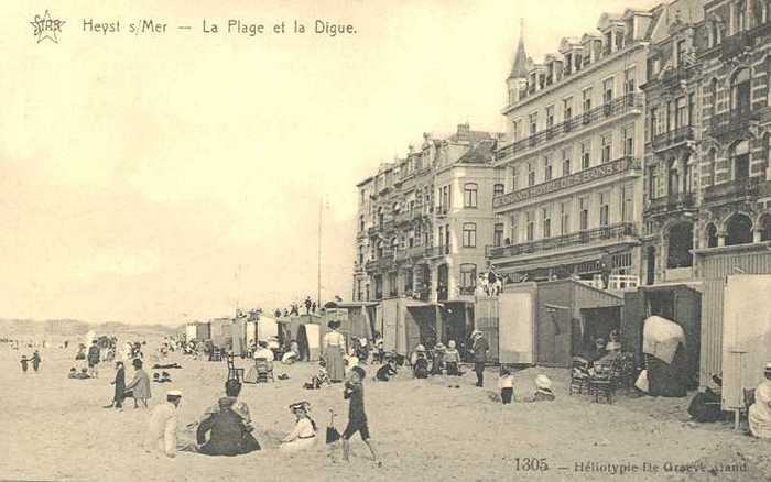 Heyst s/Mer - La Plge et la Digue