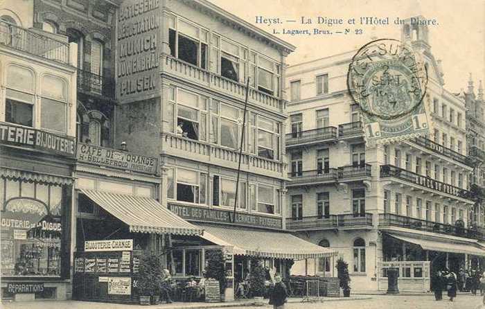 Heyst - La Digue et l'Hôtel du Phare