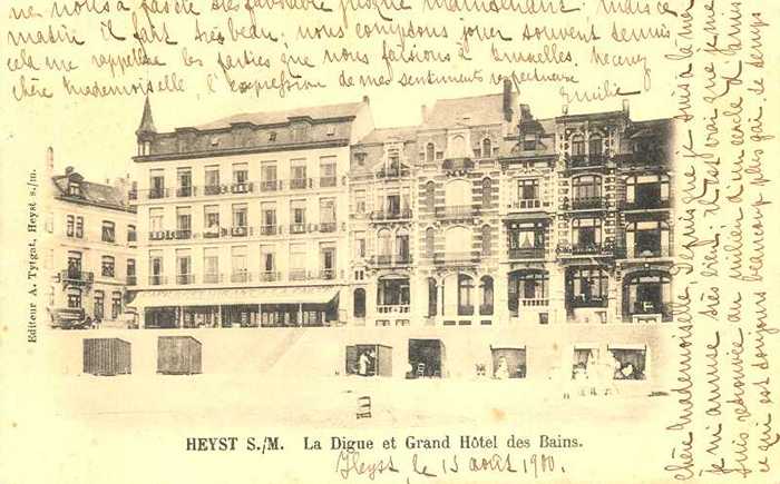 Heyst s/M - La Digue et Grand Hôtel des Bains