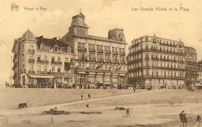 Heyst s/Mer - Les Grands Hôtels et la Plage