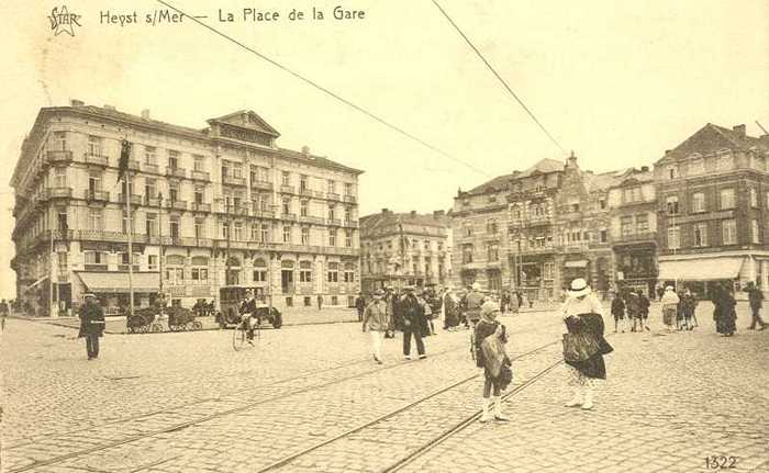 Heyst s/Mer - La Place de la Gare