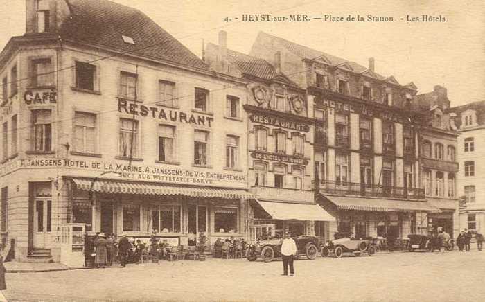 Heyst-sur-Mer - Place de la Station - Hôtels