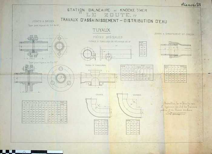 Travaux dassainissement -distribution deau