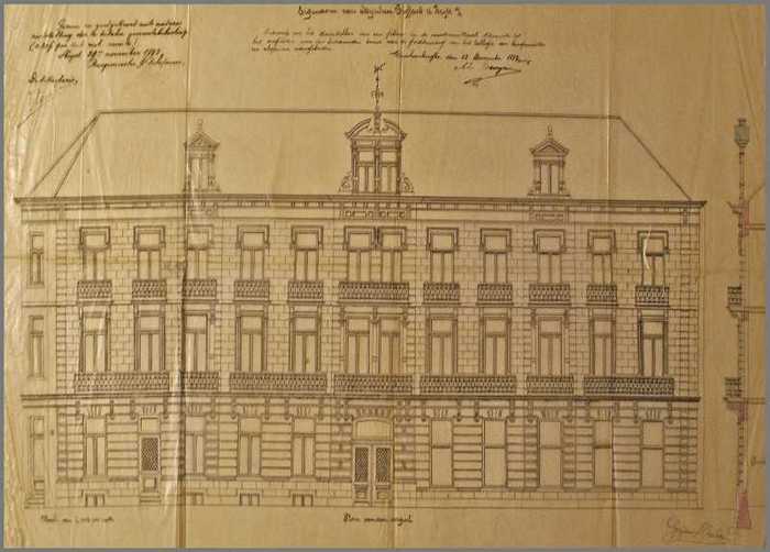 Eigendom van Mijnheer Troffaes te Heyst a/zee. Ontwerp voor het daarstellen van een gebouw in de Vuurtorenstraat