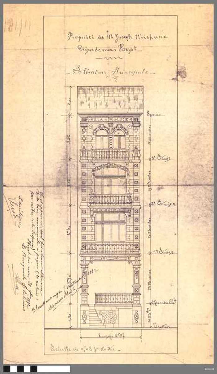 Propriété de Monsieur Joseph Miefranx, Digue de mer de Heyst