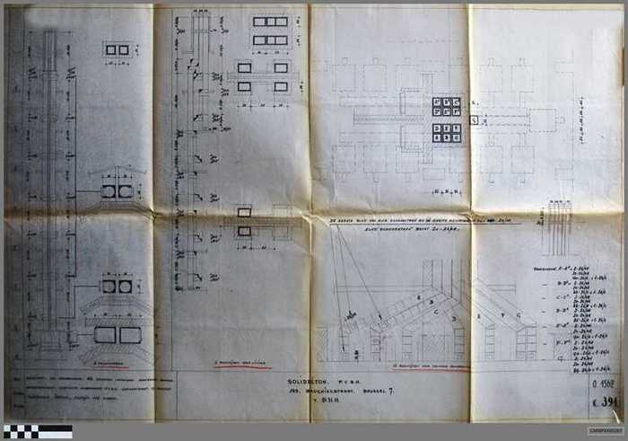 Onderdeel bouwplan voor Residence l'Auteuil te Knokke