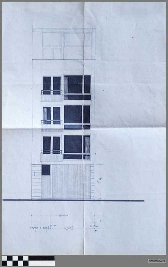 Onderdeel bouwplan appartementsgebouw - Marie-Joseestraat 7 te Knokke