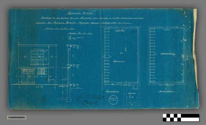 Bouwplan: Blauwdruk werkplaats - Mr. Biront - Leopoldlaan Knokke