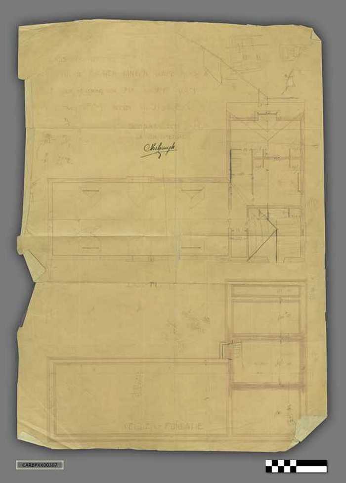 Bouwplan: Dak en kelder - Wafelhuis Van Renterghem - Oosthoek Knokke