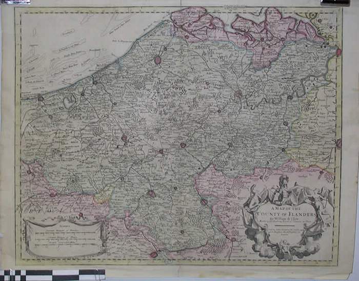 A map of the County of Flanders