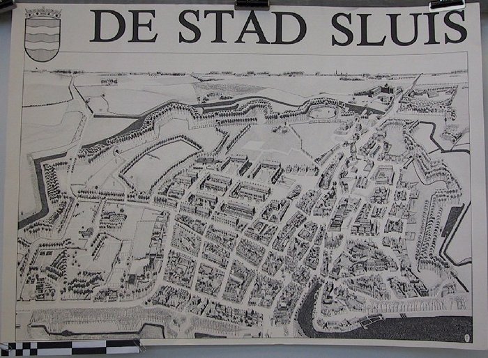 De stad Sluis