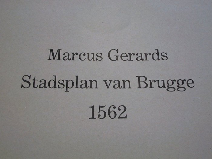 Stadsplan van Brugge 1562