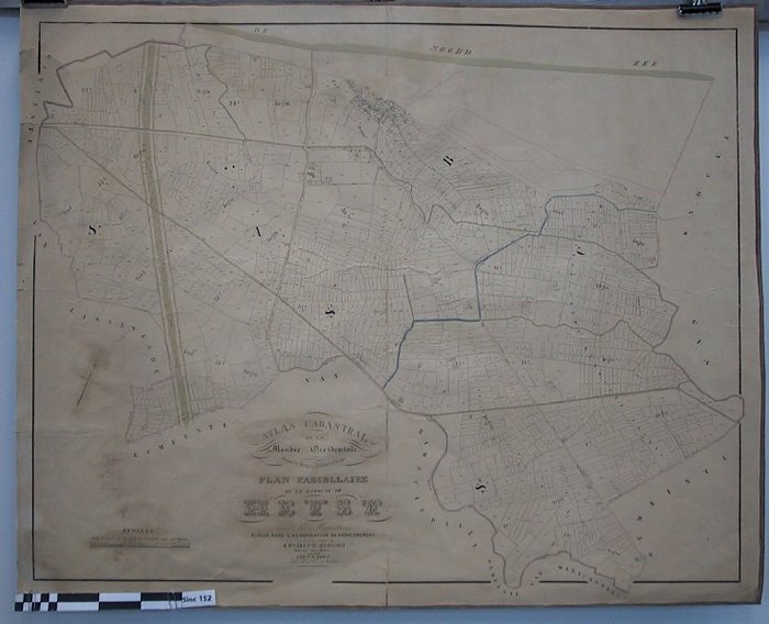 Atlas Cadastral de la Flandre Occidentale Arrondt. De Bruges, 5e Canton de Bruges Plan parcellarie de la commune de Heyst