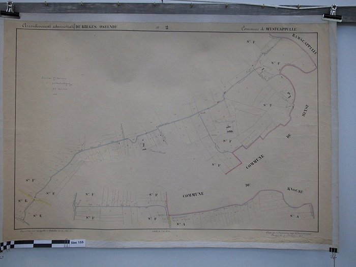 Commune de Westcapelle : cours deau non navigables ni flottables. Pl. 2 Cour deau n° 2, n°3, n°4, n° 63