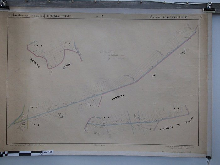 Commune de Westcapelle : cours deau non navigables ni flottables. Pl 3 Cours deau N° 5 sans nom, n° 6 & 7 Canal Isabelle