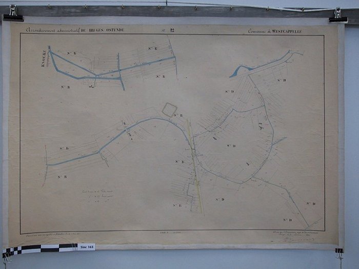 Commune de Westcapelle : cours deau non navigables ni flottables. Pl. 12