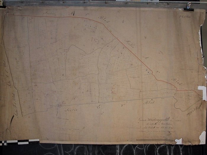 Gemeente Westcappelle in sectien : de sectie E in twee bladen het blad 1 van Nr 1tot Nr 293