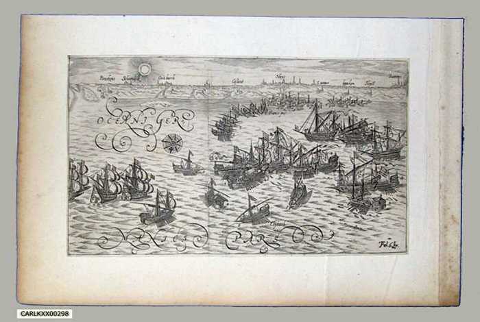 Zeegevecht met de galeien van Sluis bij de monding van het Zwin, 26 mei 1603