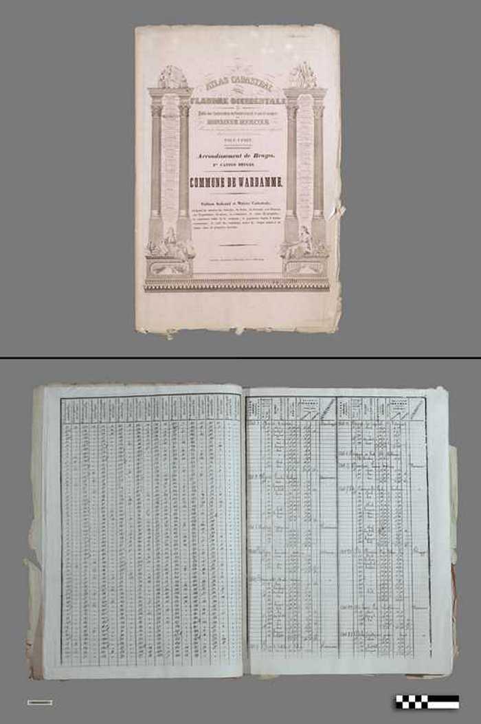 Atlas cadastral de la Flandre occidentale... arrondissement de Bruges, 2me canton Bruges - Commune de Wardamme