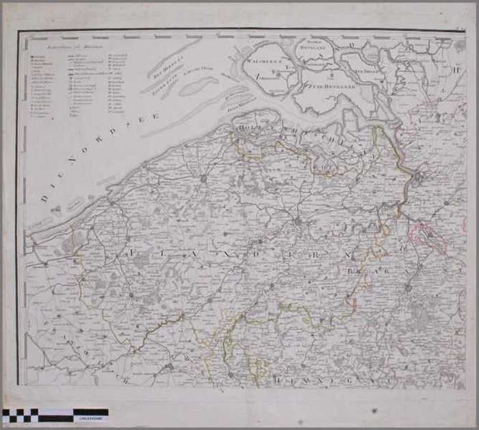 Kaart van Vlaanderen (geen titel)