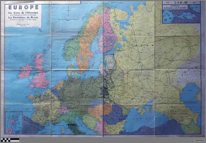 EUROPE - Les côtes de lAtlantique et les forntières de Russie