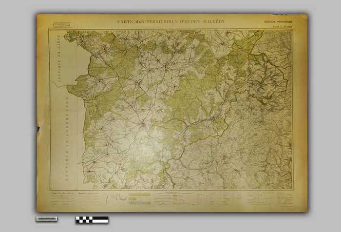 Carte des Territoires dEupen-Malmédy (Edition Provisoire, Feuille 3 St-Vith)