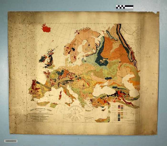 Carte Géologique de lEurope