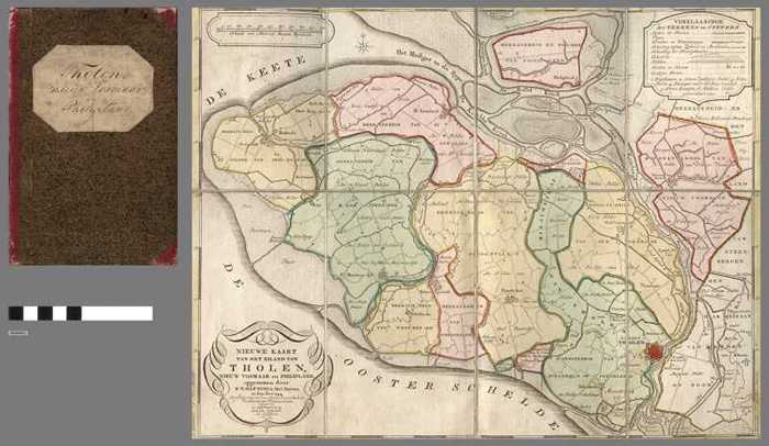 Kaart van Tholen, Nieuw Vosmaar en Philipland