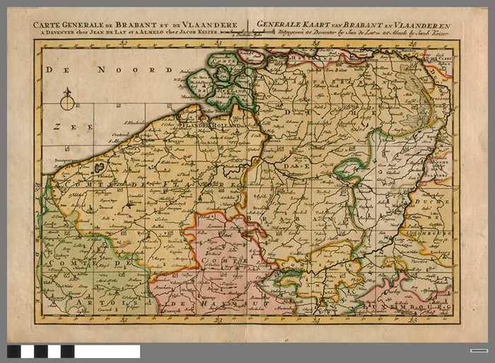 Generale Kaart van Brabant en Vlaanderen