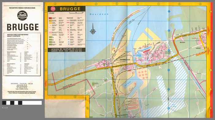 Stadsplattegrond Brugge
