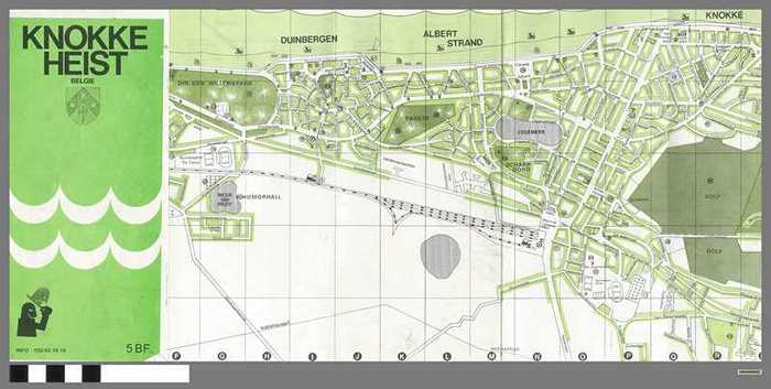 Stratenplan Knokke-Heist - België