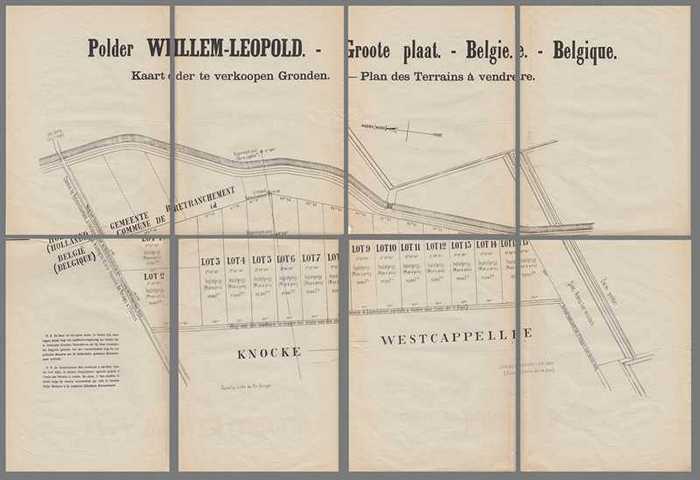 Polder WILLEM-LEOPOLD - Groote plaat - Belgie - Belgique
