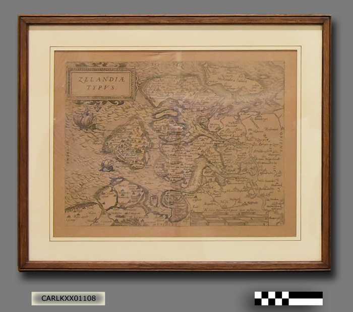 Historische kaart Zeeland - Zelandiae Typus