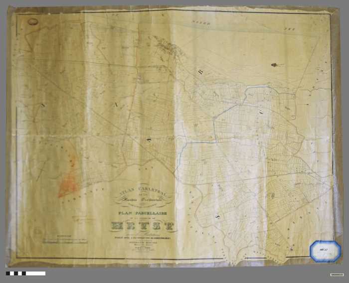 Atlas Cadastrale de la Flandre Occidentale - Plan parcellaire de la commune de Heyst