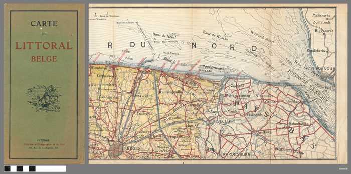 Carte du Littoral Belge