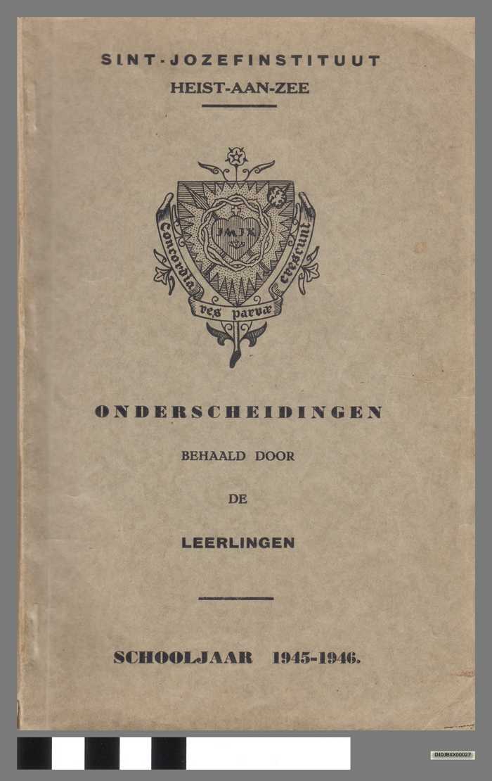 ONDERSCHEIDINGEN - Schooljaar 1945-1946 - Sint-Jozefinstituut Heist-aan-Zee