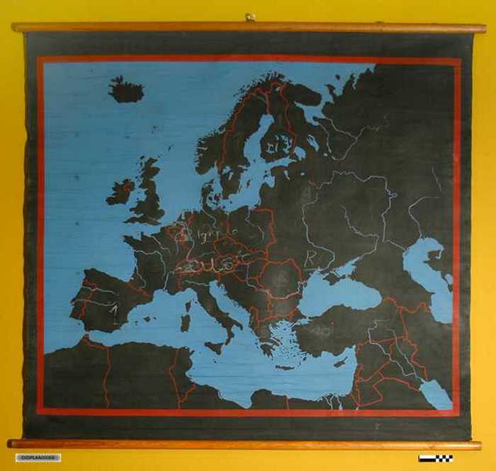 Aardrijkskundige kaart - Europa